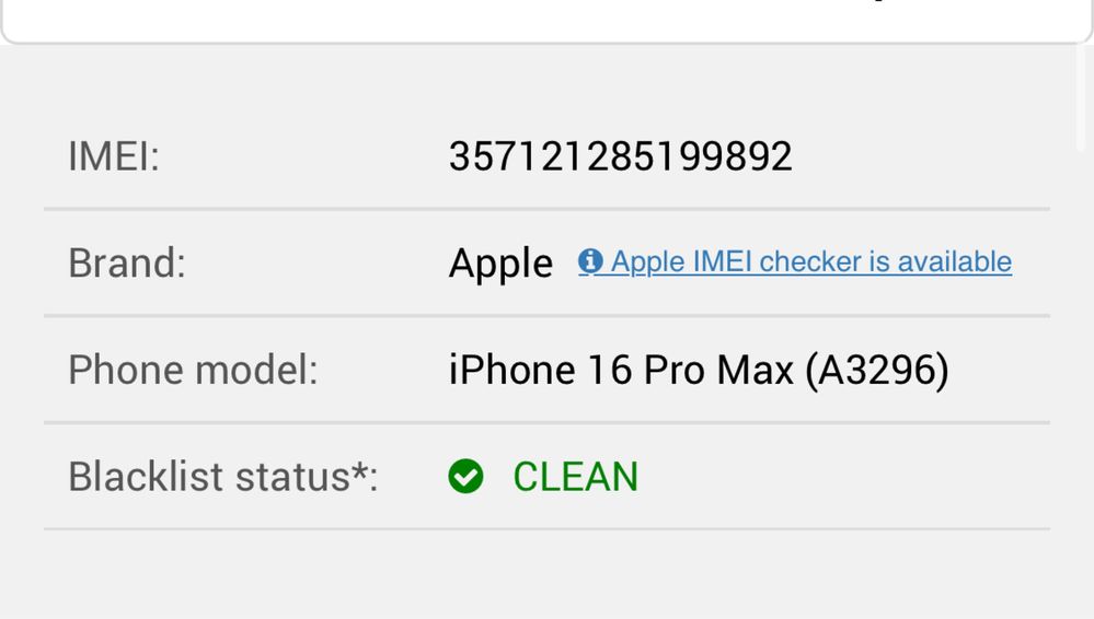 Iphone 16 pro max 256 GB
