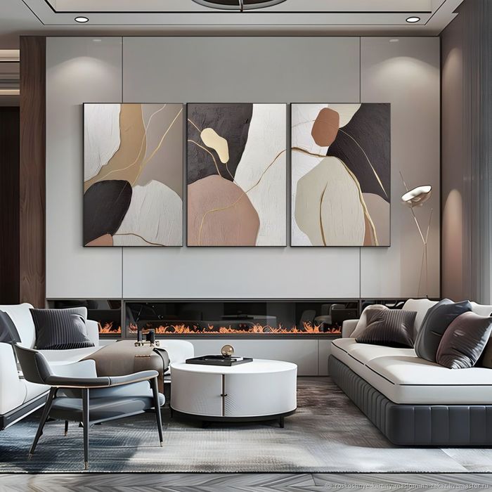 Интерьерные картины, цена зависит от размера, вопросы в Telegram
