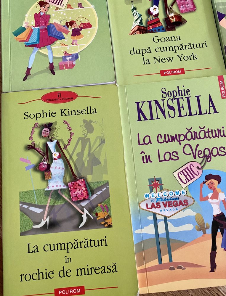 Set 6 carti Sophie Kinsella - pt cititoarele pasionate de shopping