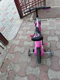 Bicicleta Btwin copii cu roti ajutatoare