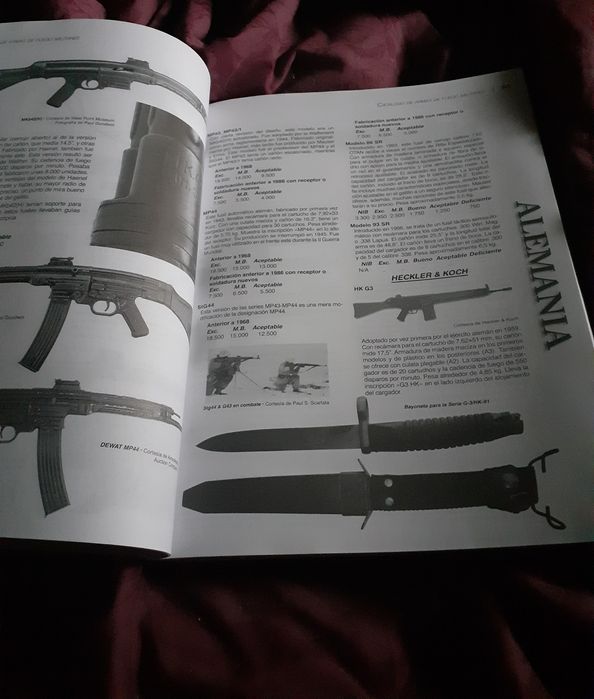 Arme de foc ,catalog,ghid militar /nou,Spania