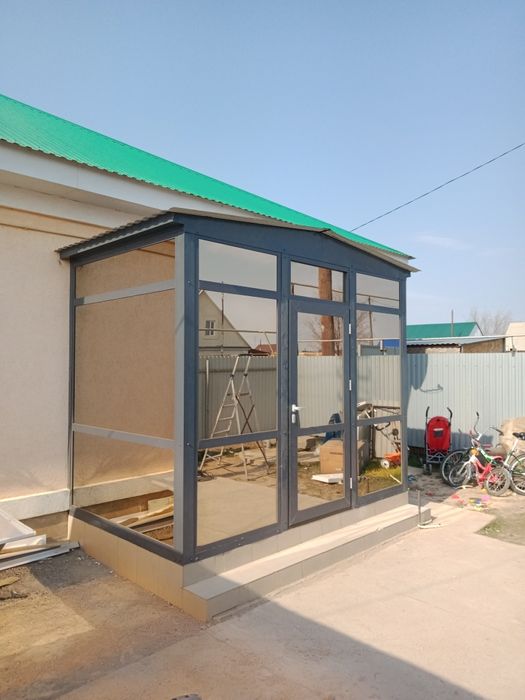 Аллюминевые конструкции, двери, окна, витражи, фасады