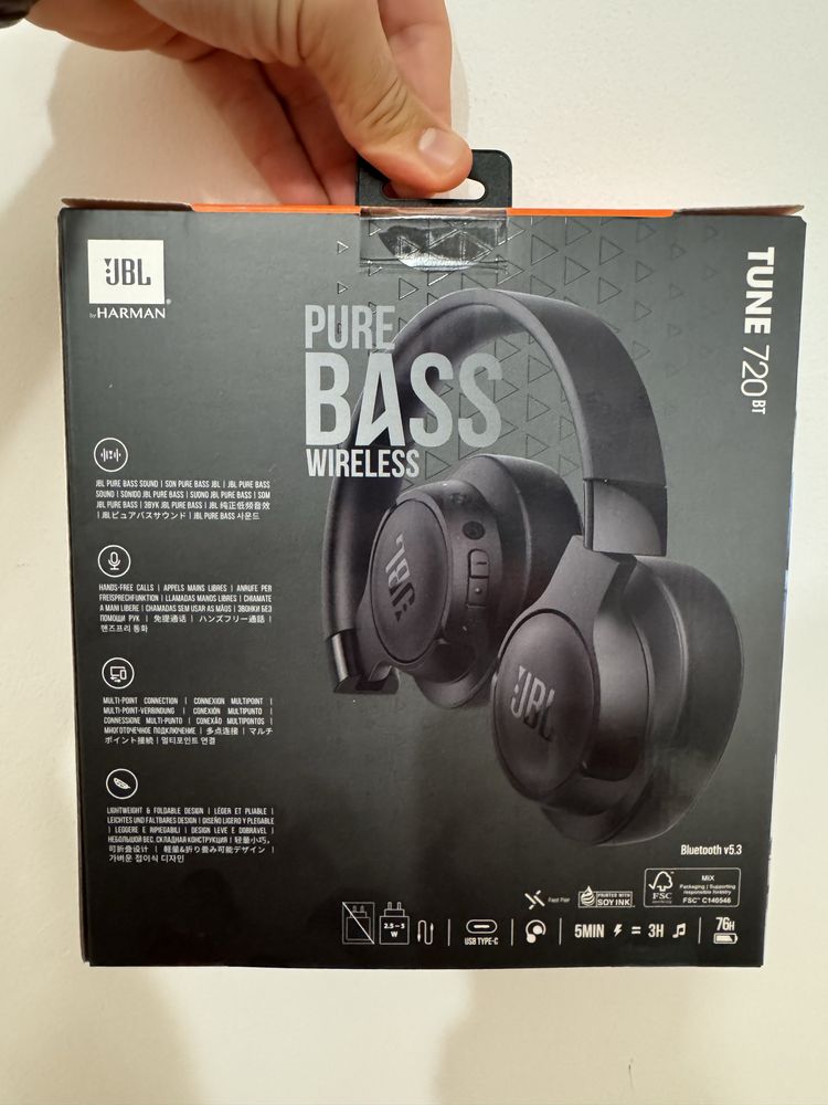 Слушалки JBL Tune 720BT