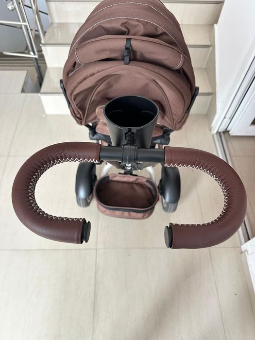 Tricicleta copii Bentley 6 luni-3 ani Premium Satin White 6 in 1 Noua