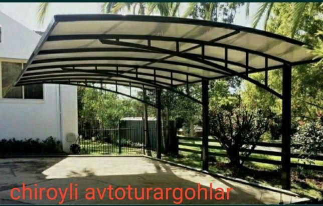 Сиз истаган навес ва авто тураргоҳлар қиламиз ишимиз кафолатли ва ҳало