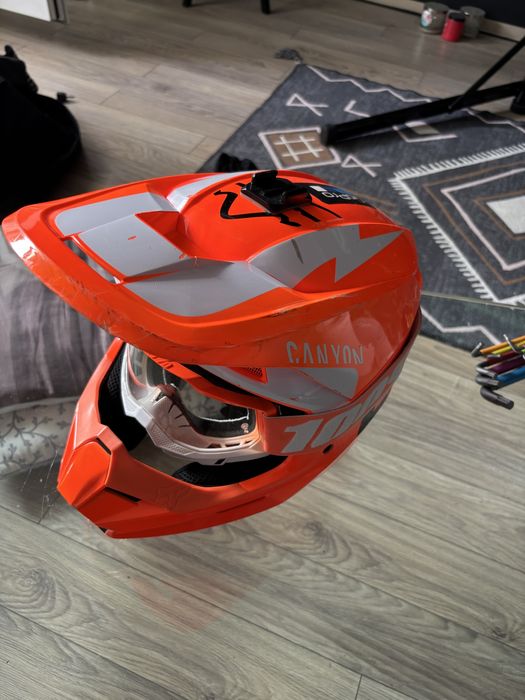 Casca full face FOX V1 + ochelari 100%