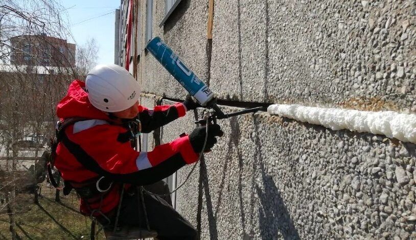 Высотные работы,Утепление стен квартиры снаружи