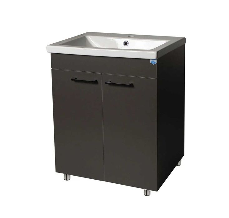 Тумба Neo breeze 60, напольная, 2 двери графит