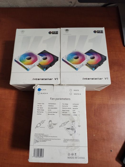 Set ventilatoare 120mm argb infinity 3 pack,blockchain,tip Lianli.