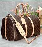 Genti voiaj unisex LV,interior inscriptionat, saculet, etichetă