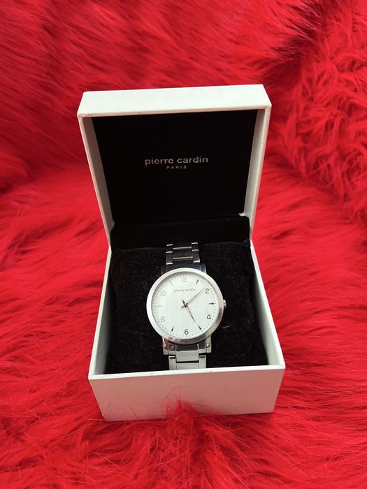 Ceas bărbătesc Pierre Cardin original, elegant, inox, cu cutie