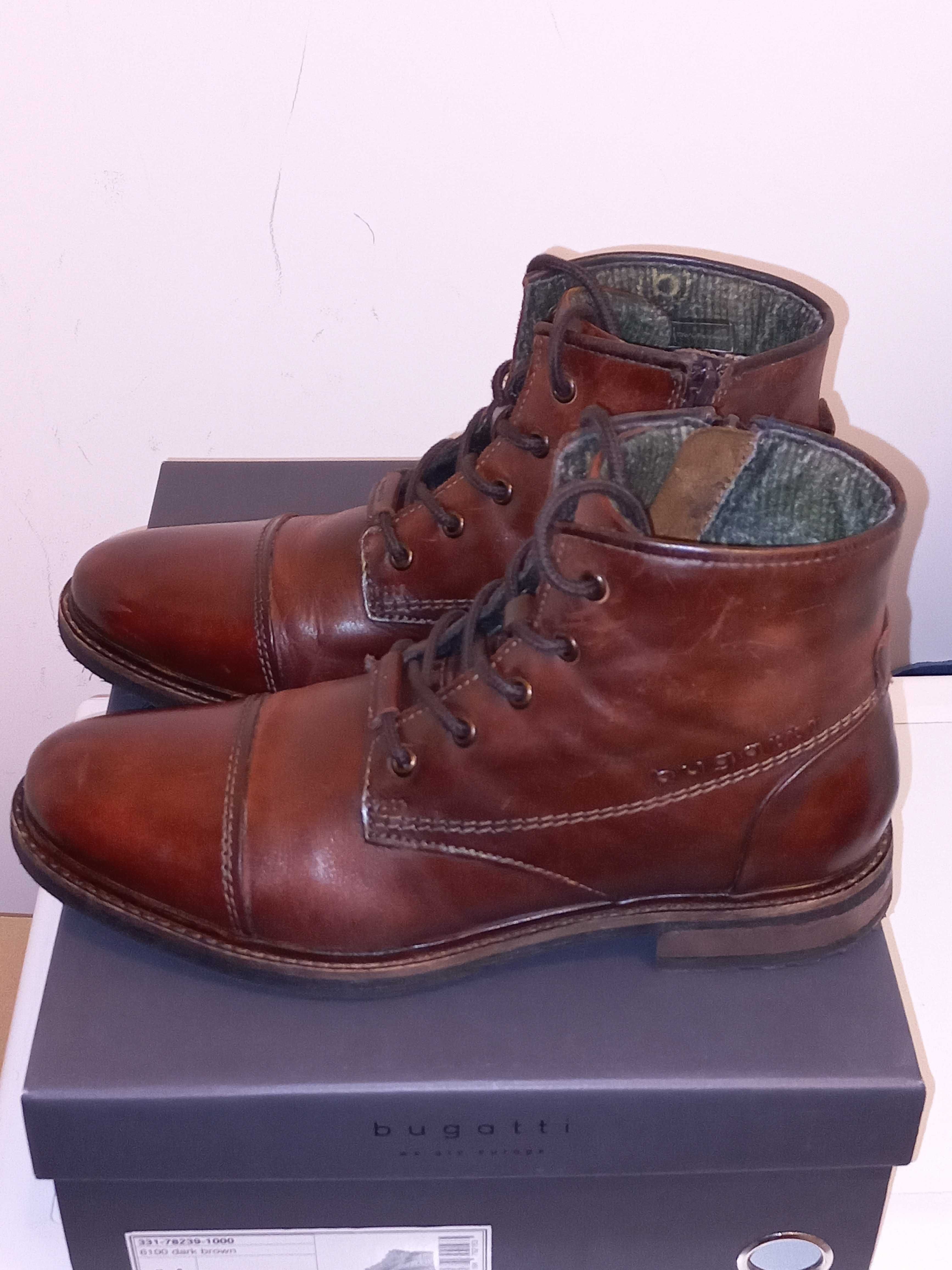 Bugatti boots - dark brown - 41 number