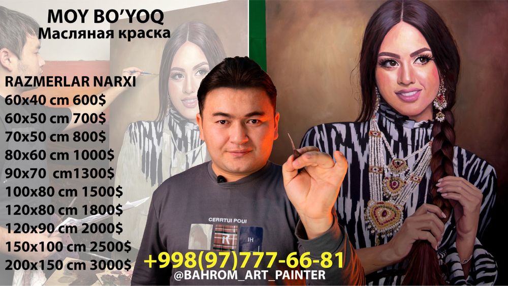 Rassom xizmati kerakmi? Yuqori sifatda chizib beraman