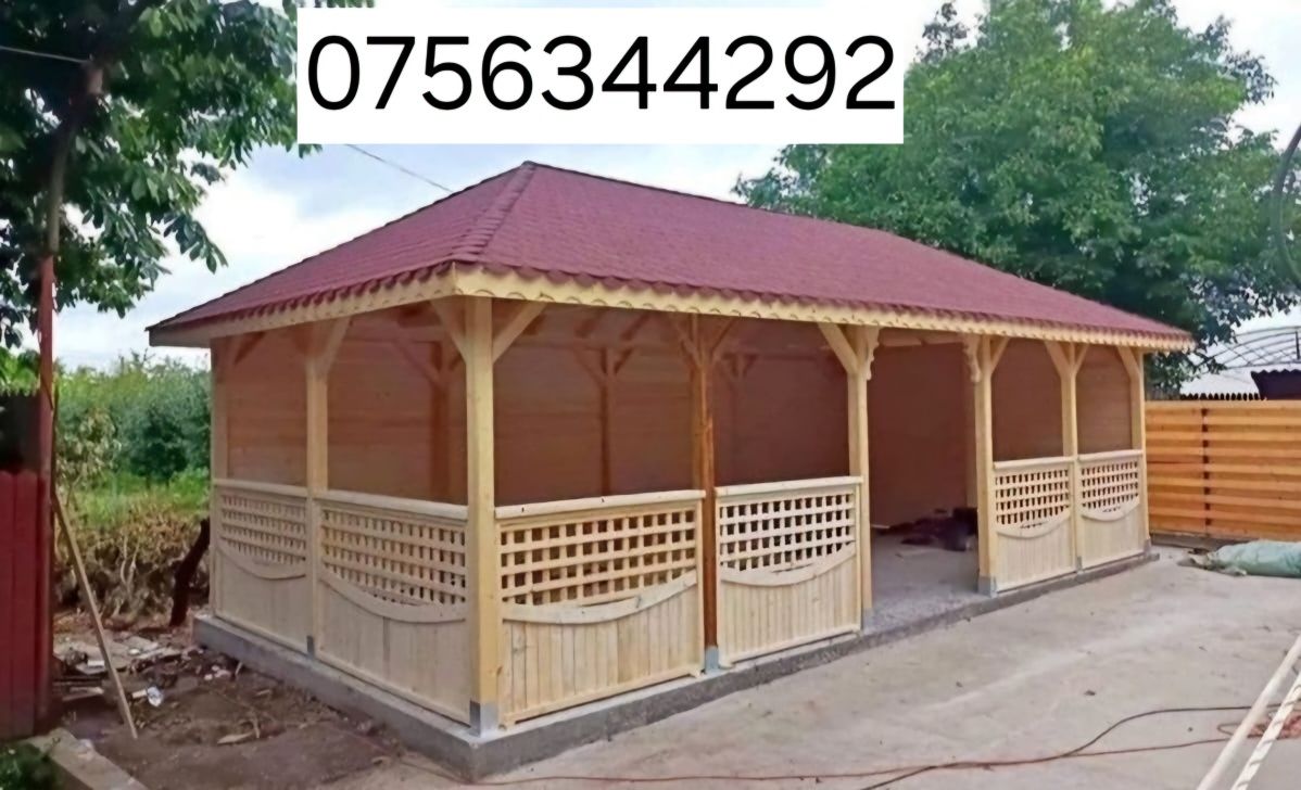 Foișoare terase garaje căsuță modulare cabane