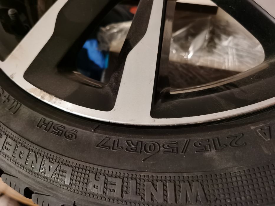 1 janta+cauciuc nou Hyundai 5x114.3 17 inch