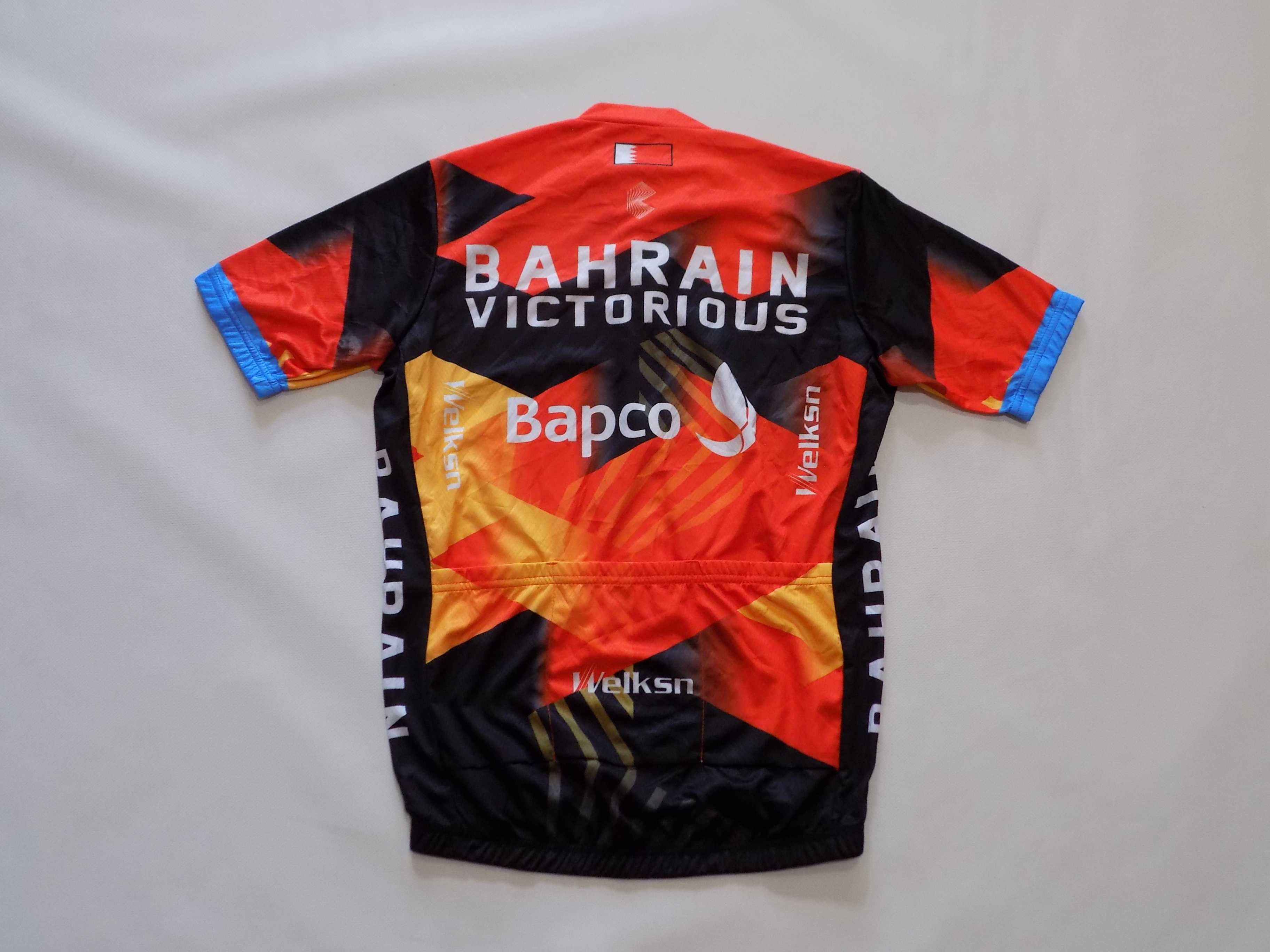 ново вело джърси welksn bahrain uci/craft екип колоездене оригинал L