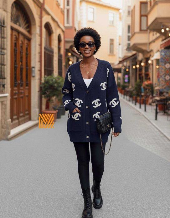 Cardigan dama tricot