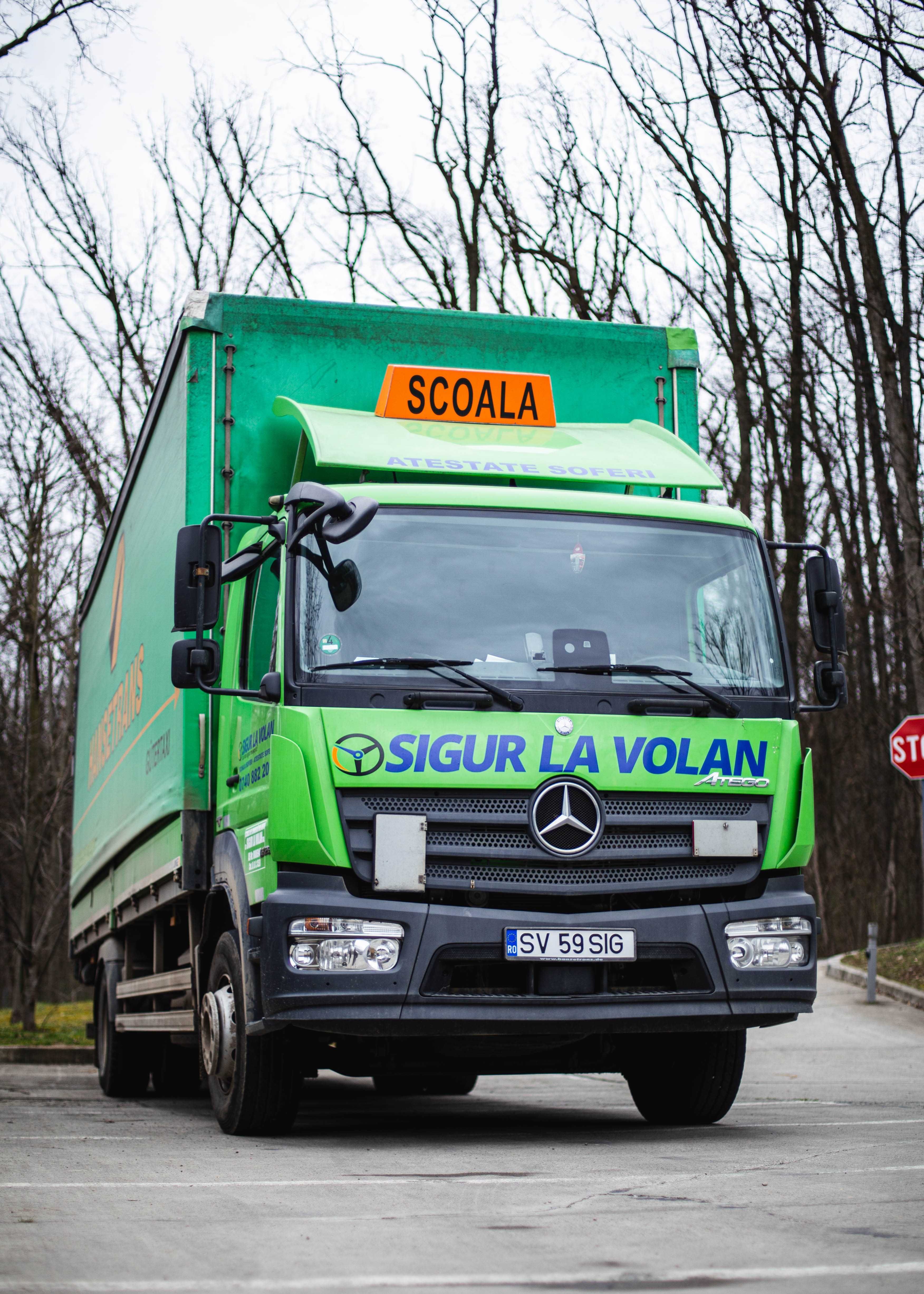 Scoala de soferi categoria C CE permis profesionisti camion