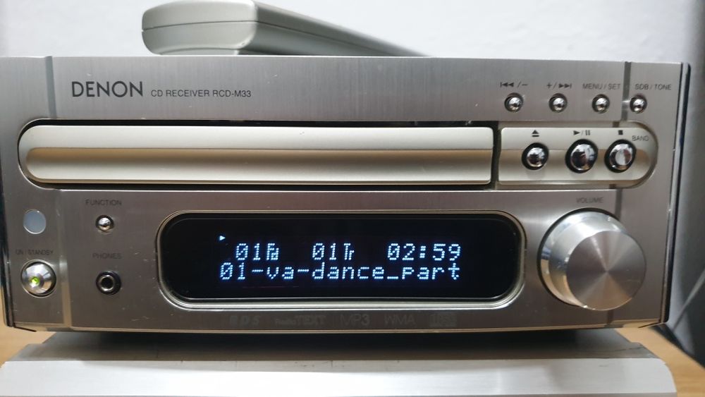 Linie audio mini Denon RCD-M33, DRR-M30