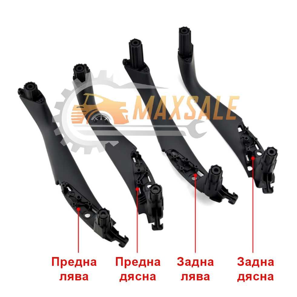 Панел врата панел вътрешна дръжка BMW 5 G30 G31 БМВ Г30 520 530 черен