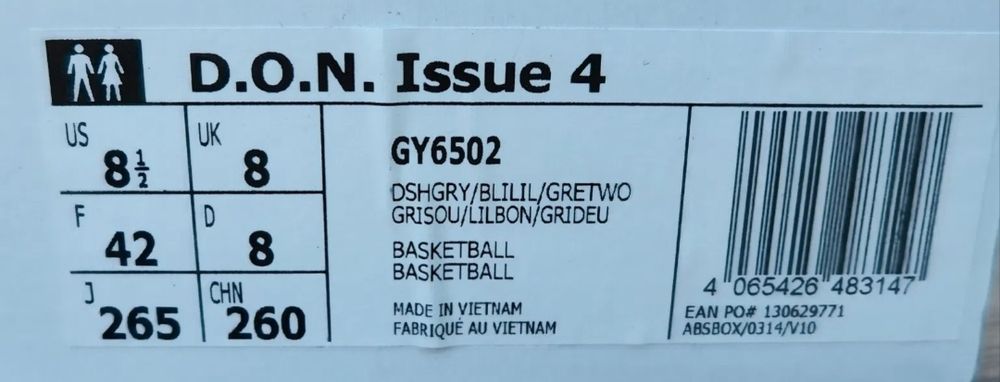 Vând /schimb Adidas Don Issue 4 nr. 42 (26.5cm)