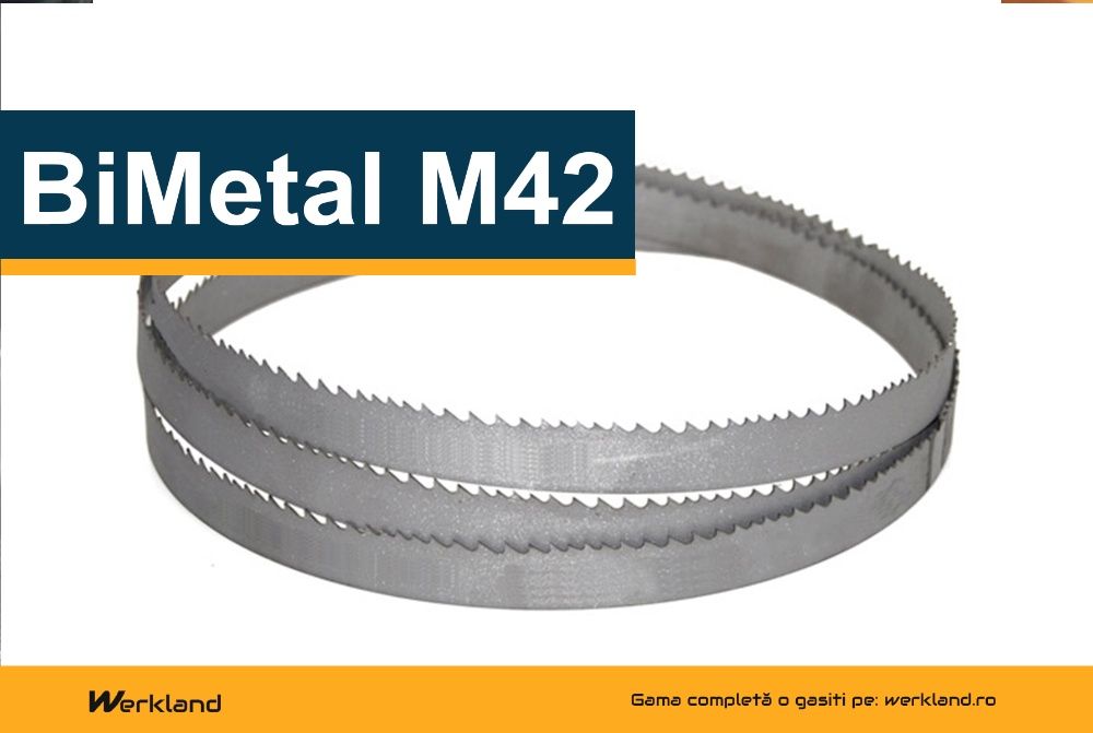 Pânză panglică fierăstrău cu bandă BiMetal M42 pentru debitare metale