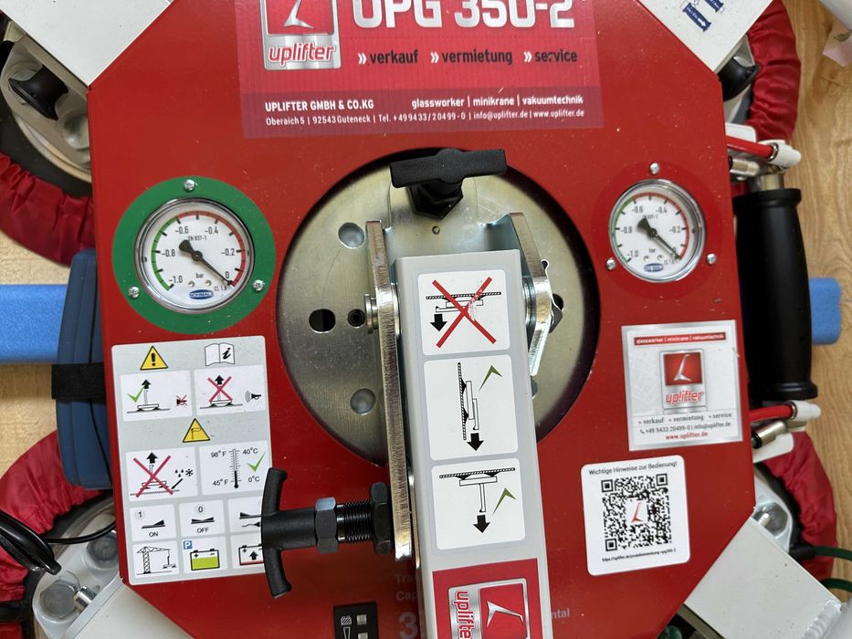 Акумулаторен Вакуумен повдигач за стъкло, стъклопакети Uplifter UPG350