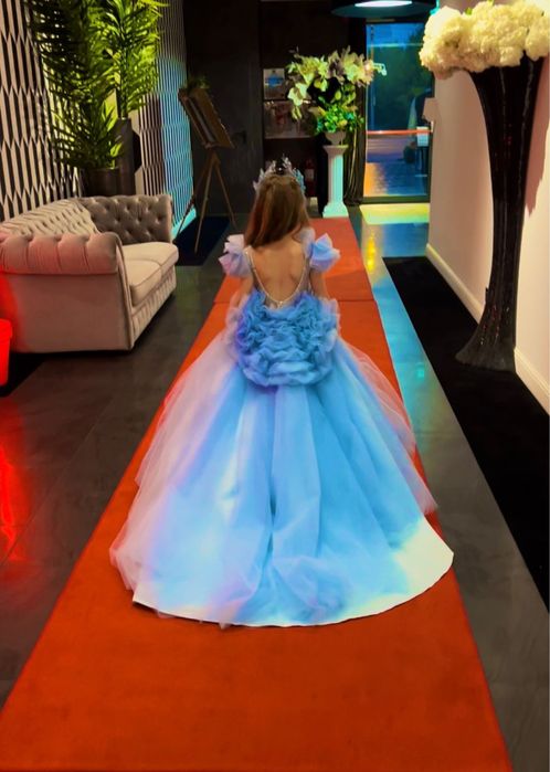 Rochie De Printesa 6-7 Ani Colectie 2023 Purtata 3-4 Ore