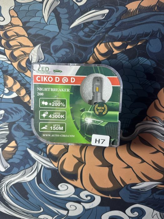 Led желтые H7 новые