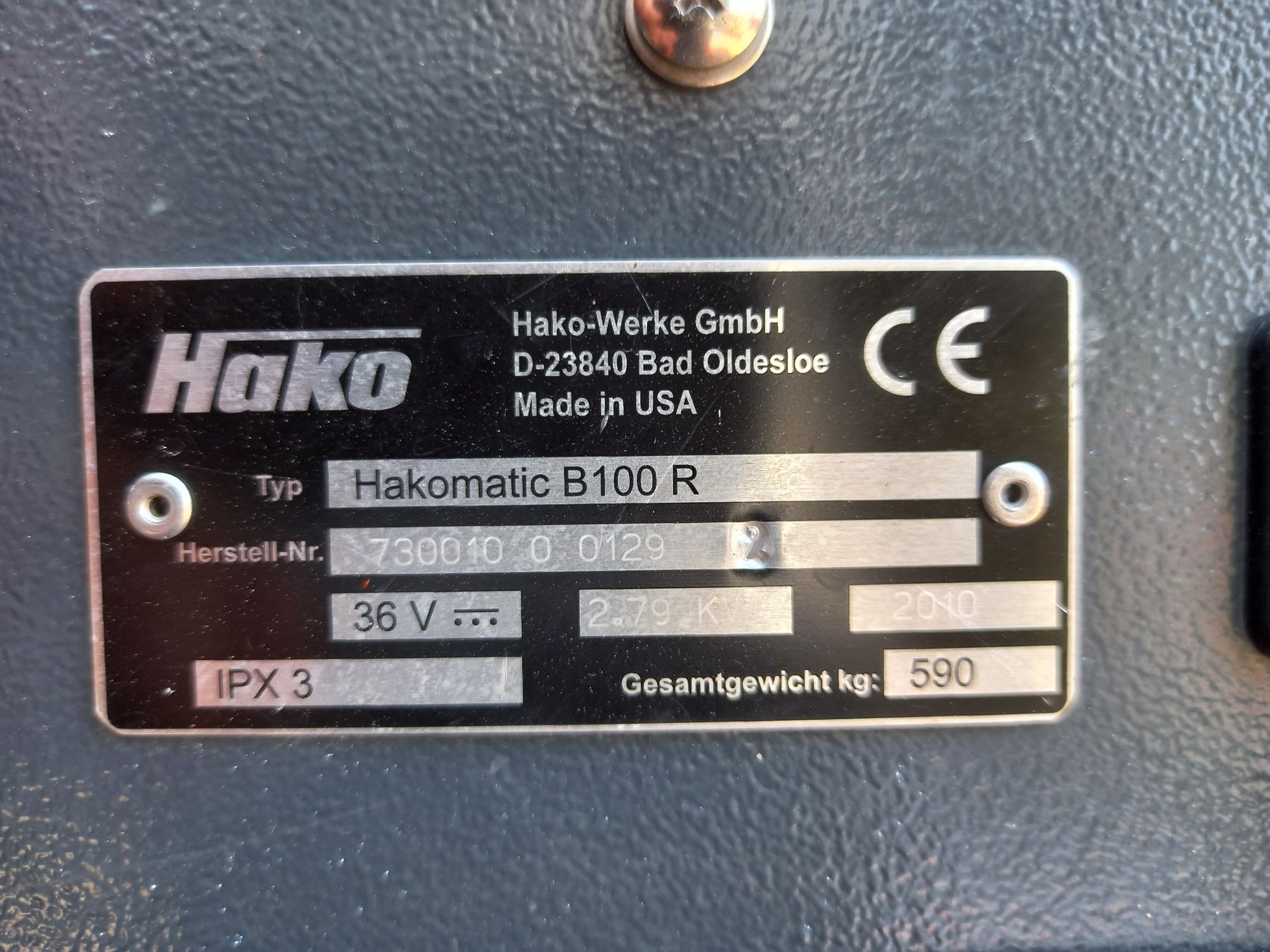 Mașina de spălat pardoseli Hako B100