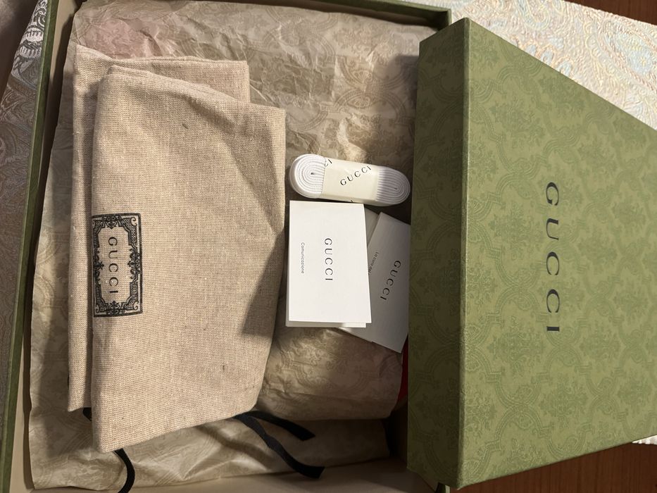 Gucci Rython "White Red Green Reflective"