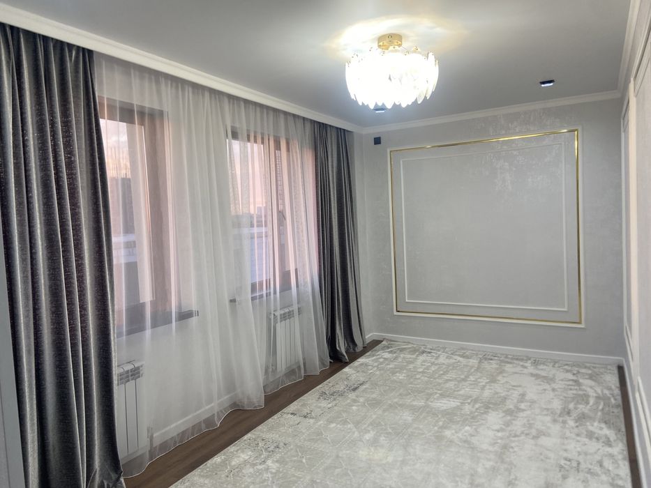 2 х комнатная квартира, кухнястудия, 80 кв метр, с мебелью