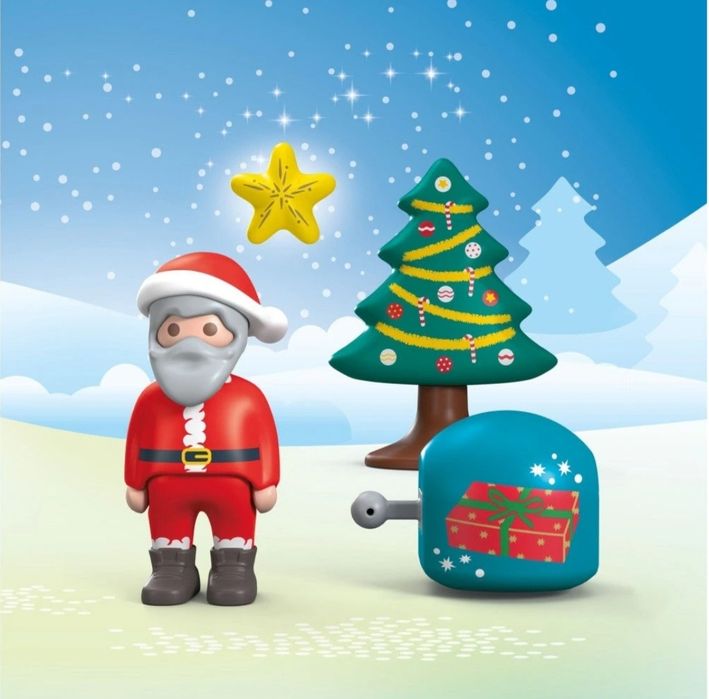 Игрален комплект Playmobil Junior - Адвент Коледен снежен календар