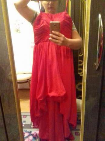 Продам вечернее платье, красного цвета