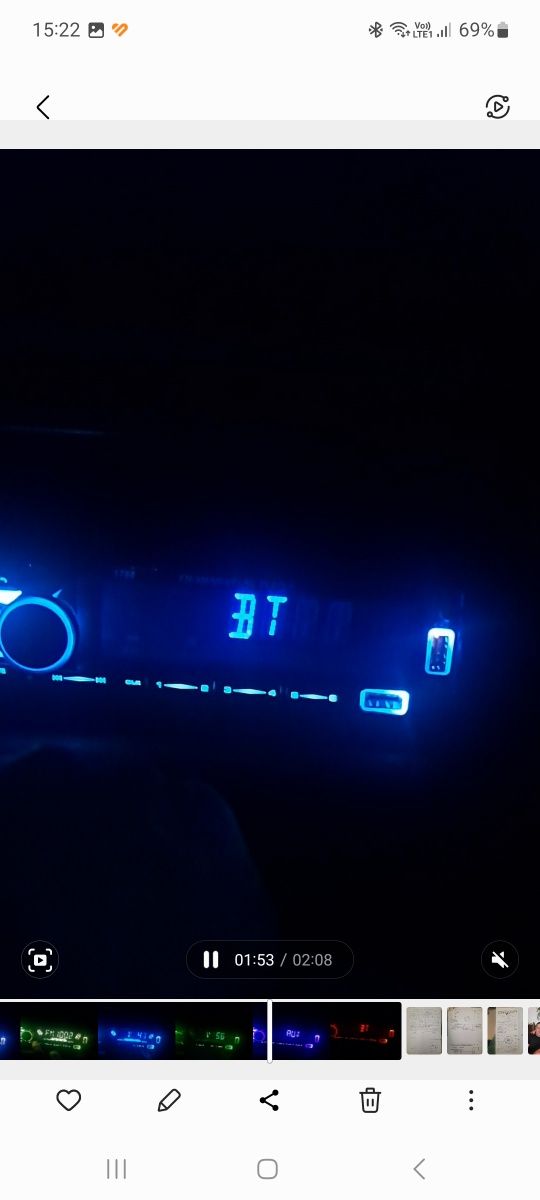 Radio casetofon auto wireless mp3 cu Bluetooth și Comandă volan