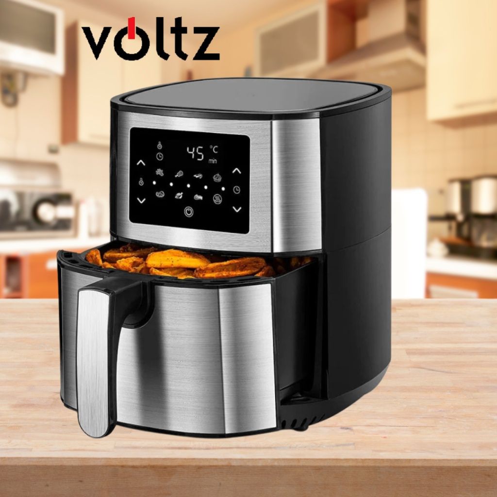 Фритюрник AirFry er Voltz OV51980M, 1400W, 5.5л., Горещ въздух