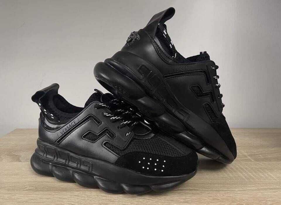 Adidasi Sneakersi Versace Chain Black