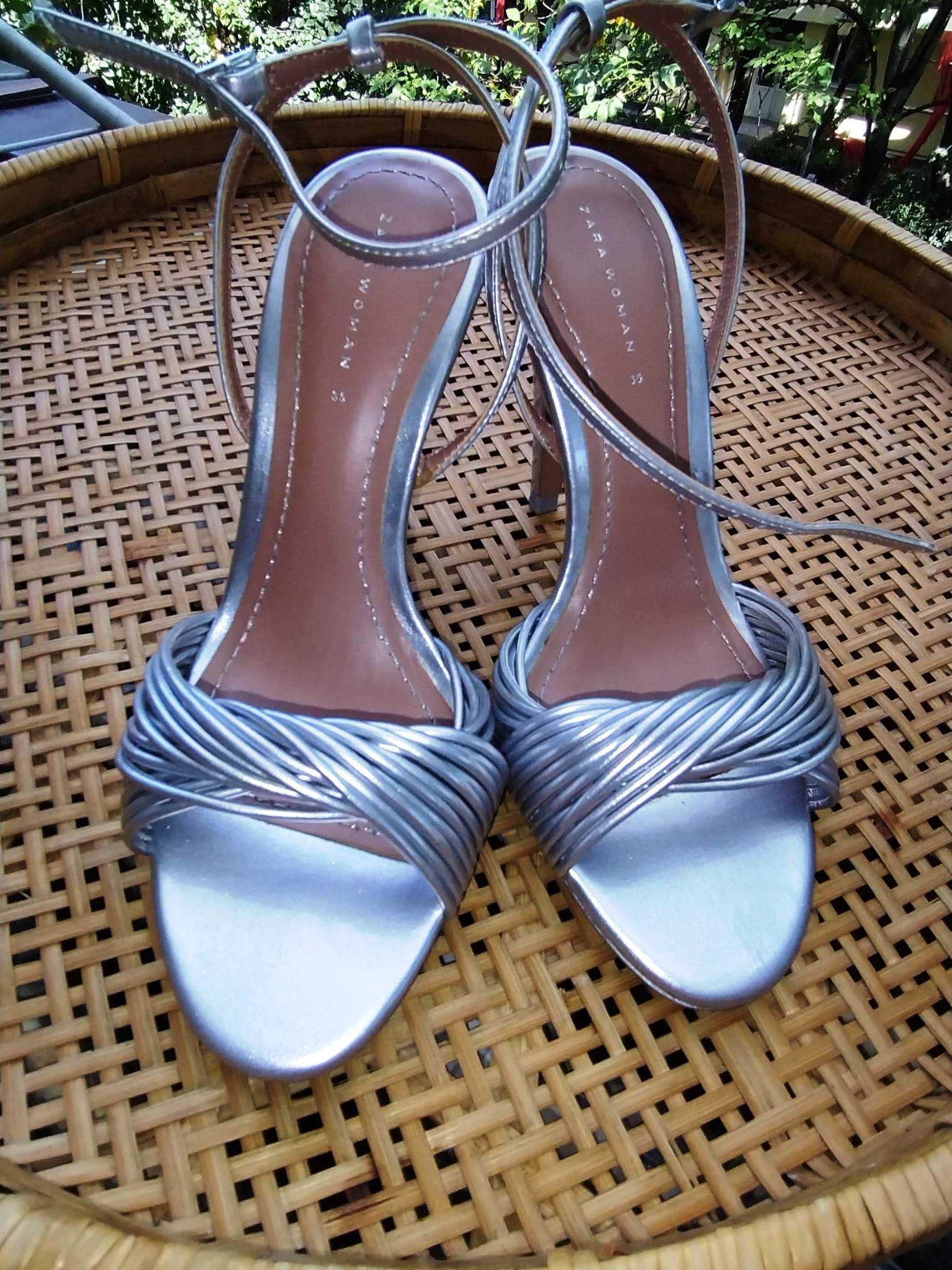 Sandale elegante argintii 35