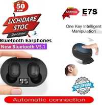 Casti TWS E7S -Bluetooth 5.1 -mic/suport/afisaj - waterproof -Germania