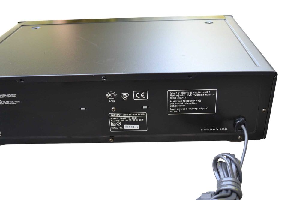 Deck Sony TC-KB 920  S  QS