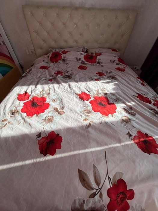 Pat dormitor cu saltea