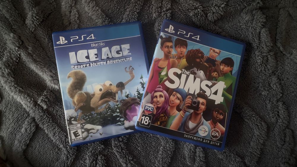 Игры для PS4 - Sims 4 и Ice Age: Scrat’s Nuttry Adventure