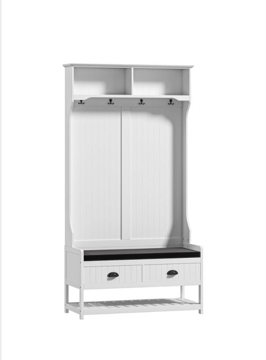 Закачалка за антре с пейка и 2 чекмеджета