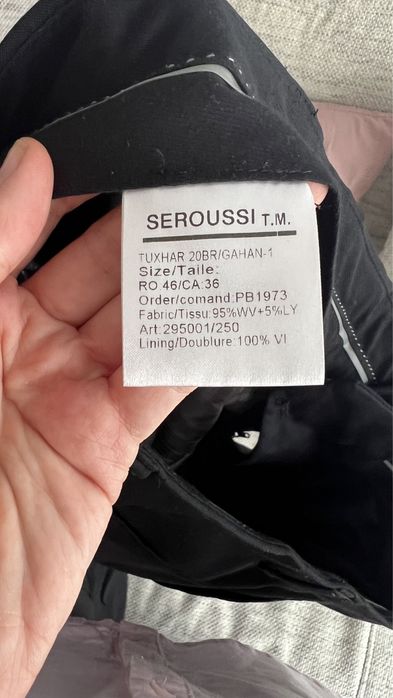 Costum ceremonie negru