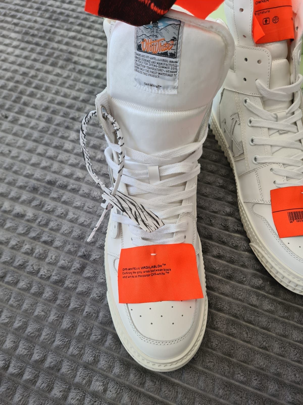 Off-White 3.0 Court Sneaker- piele intoarsa/PREMIUM/accesorii