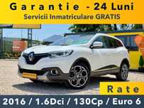 Renault Kadjar 12.2015 -1.6Dci -130Cp -EURO 6 - Km Reali -Parc Auto -Rate -GARANTIE