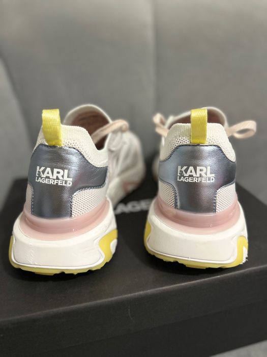 Спортни обувки от кожа и текстил Karl Lagerfeld