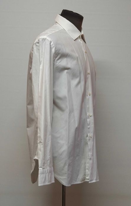 Camasa Barba Napoli alba hand made marimea  43/17