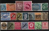Set timbre vechi Germania perioada interbelica si WWII