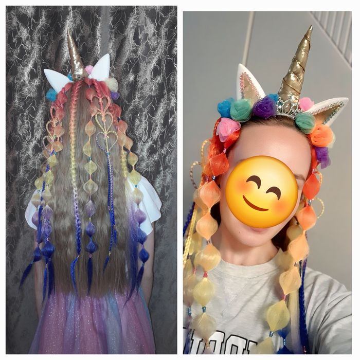 Детский ободок Единорог